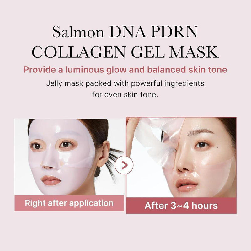 Mascarilla en Gel Jelly de Colágeno Rosado con PDRN de ADN de Salmón 28g