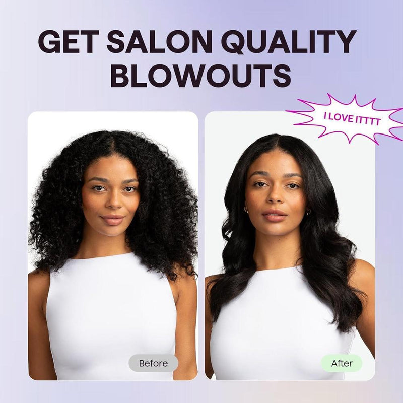 Cepillo Térmico Wavytalk para Peinado lónico. Consigue Cabello Suave con Rizos Naturales y Voltaje Dual