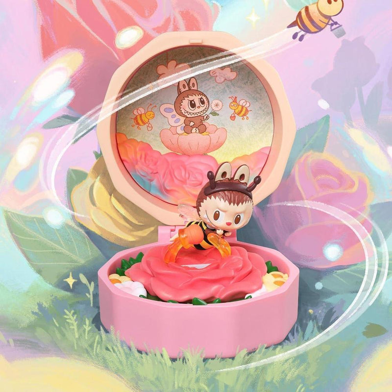 POP MART Caja romántica para anillos serie 4, escena de figuras ciegas, juguetes coleccionables, decoración, regalos para todos