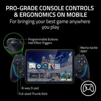 Razer Kishi Ultra Gaming Controller para Android, iPhone & iPad: Controles Pro y Grip Ergonómico - Juegos en Móvil y Chroma RGB