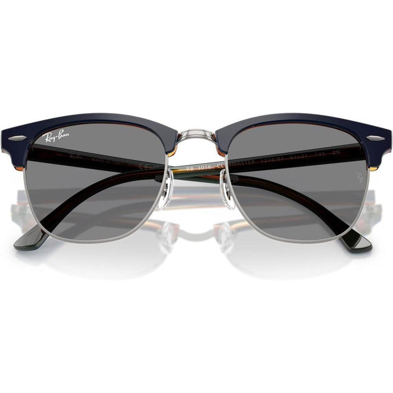Ray-Ban Clubmaster RB3016 Lentes de sol cuadrados con protección UV y diseño clásico retro