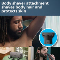Philips Multigroom Series 9000 Recortadora 24 en 1 para Barba, Cabello y Cuerpo con Tecnología BeardSense, Impermeable