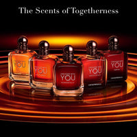 Armani Beauty - Colonia 'Stronger With You Powerfully' para hombre con notas cálidas y picantes de castaño, cereza y lavanda