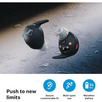 Sennheiser Momentum - Auriculares Deportivos Con Ajuste De Sonido Y ANC Adaptativo, Ajuste Seguro, Batería 24 Horas