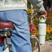 Hydro Flask, botella de viaje con tapa flexible, modelo Birch, compatible con portavasos, 32 oz, aislamiento al vacío
