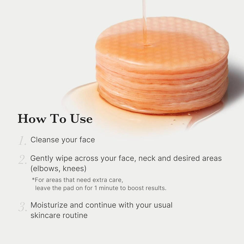Almohadillas Exfoliantes Con Ácido Succínico Y Pantenol Para Piel Propensa A Brotes