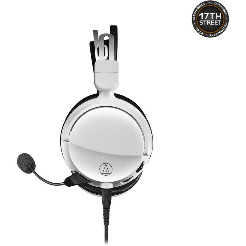 Audio-Technica ATH-GL3 Auriculares de alta fidelidad para juegos con micrófono desmontable y soporte