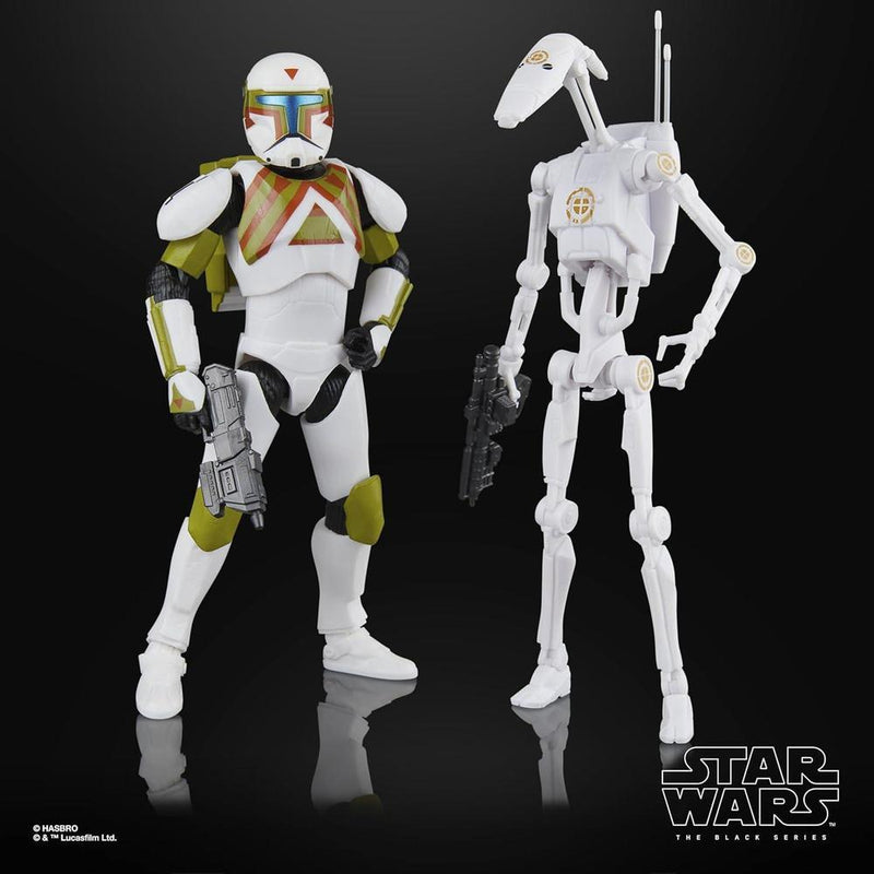 Star Wars Clone Commando Urban Fighter y B1 Battle Droid en Battlefront II, figuras de acción exclusivas con accesorios