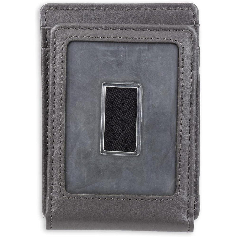 Billetera magnética de cuero Calvin Klein para hombre con protección RFID y diseño de bolsillo frontal