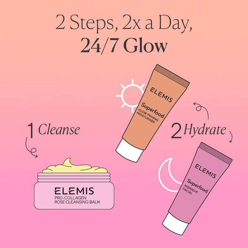 Way To Glow Kit Exclusivo de Cuidado de la Piel Nutre e Ilumina