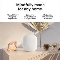 Google Nest WiFi Pro Wi-Fi 6E con velocidad rápida y cobertura total del hogar, router de malla color citronela