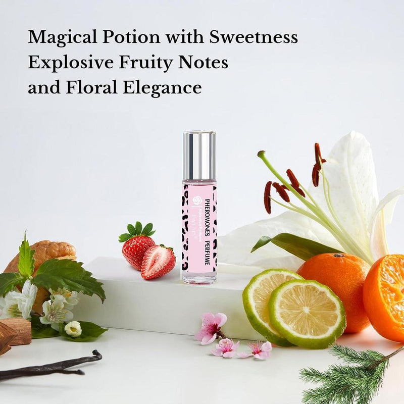 Perfume con feromonas para mujeres de larga duración, aceite de perfume roll on con aroma dulce y atractivo