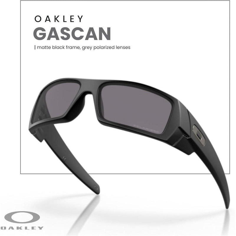 Gafas de sol rectangulares Oakley Gascan OO9014 para hombre con kit de accesorios, estuche y correa incluidos