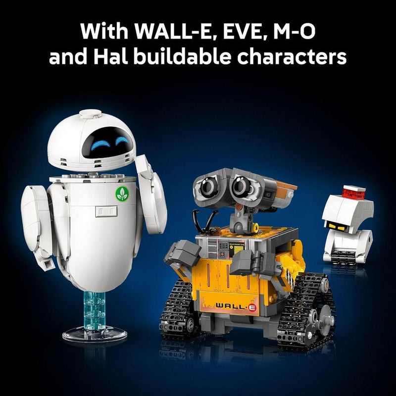 LEGO Disney & Pixar Wall-E & EVE Set de Construcción para Adultos - Decoración para el Hogar y Oficina - Idea de Regalo