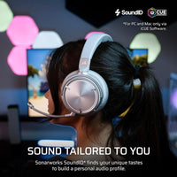 Auriculares inalámbricos para juegos con Dolby Atmos y cancelación de ruido activa Corsair Virtuoso MAX