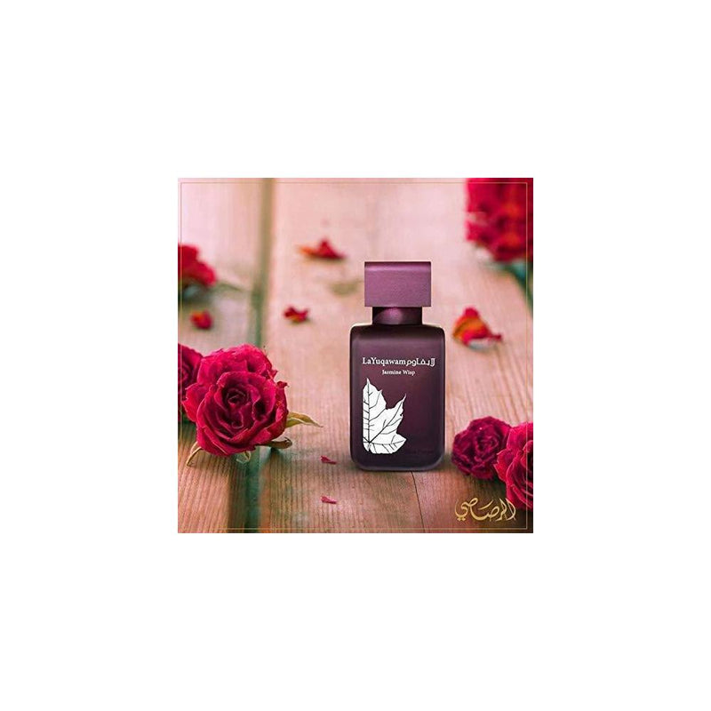 RASASI La Yuqawam Jasmine Wisp - Eau de Parfum premium para mujer, fragancia árabe de larga duración y frescura diaria