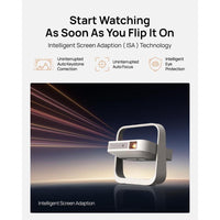 XGIMI Elfin Flip Plus Proyector portátil con Google TV, Netflix, 500 lúmenes ISO, resolución 1080P, diseño compacto