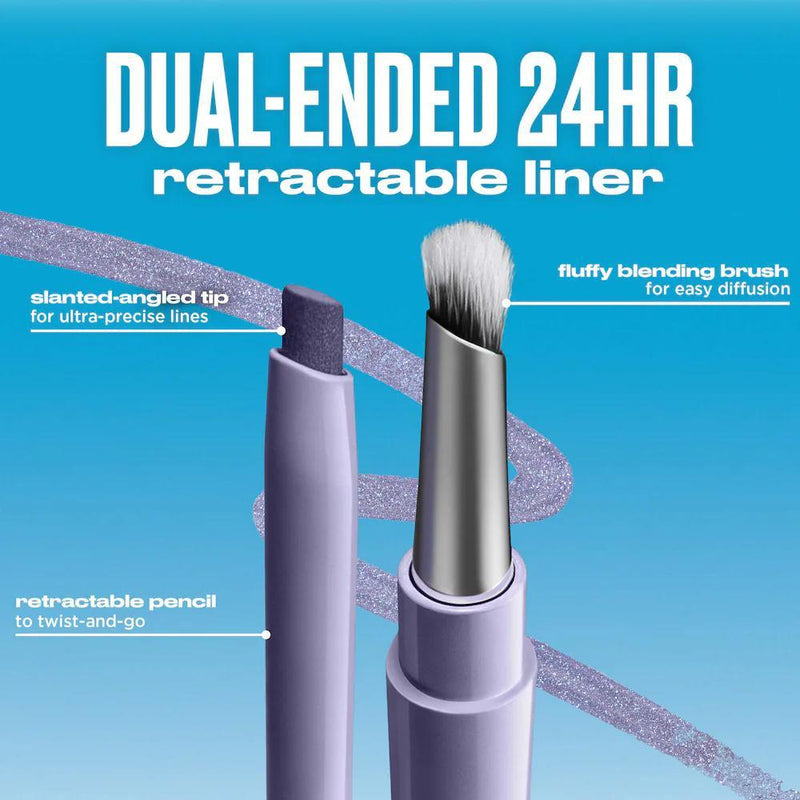 24/7 Liquid Stick Delineador Líquido Retráctil a Prueba de Agua + Brocha