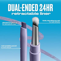 24/7 Liquid Stick Delineador Líquido Retráctil a Prueba de Agua + Brocha