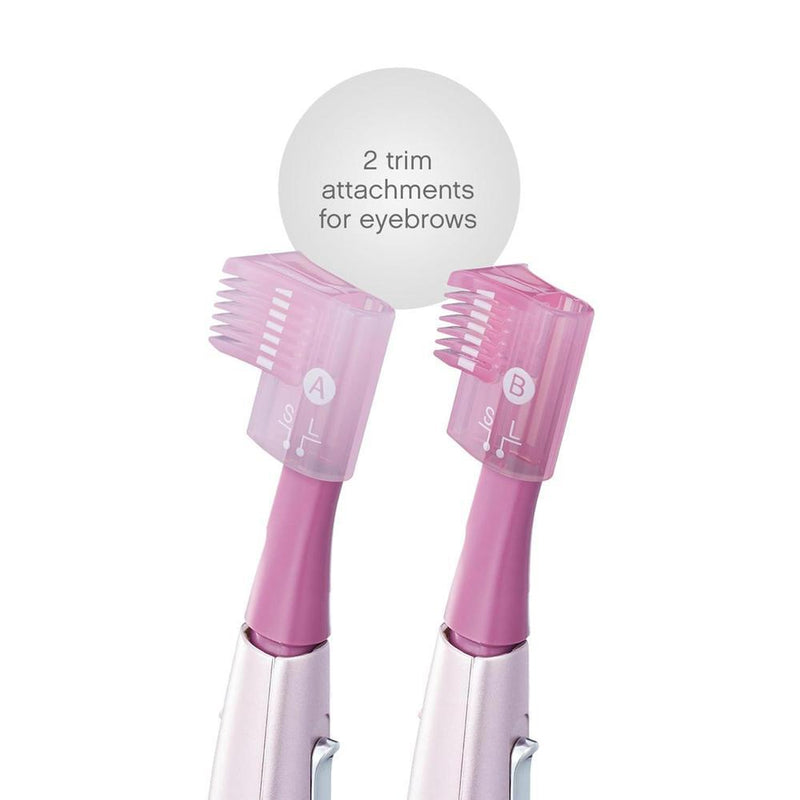 Panasonic Removedor de vello facial para mujer con cabezal pivotante y accesorios de cejas