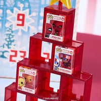 Calendario de cuenta regresiva Pop! Bitty de Marvel - 24 días de sorpresas con mini figuras coleccionables de Funko