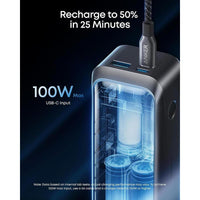 Anker Prime Power Bank con 3 puertos, 220W de salida, carga bidireccional, TSA aprobado, control de app - para MacBook, iPhone y más