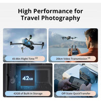 DJI Air 3S Combo Fly More con RC-N3 y cámara CMOS, video HDR 4K, detección de obstáculos y tres baterías incluidas