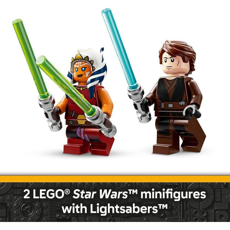 LEGO Star Wars: Ahsoka's Jedi Interceptor - Juguete de Construcción para Niños y Niñas, Edad 8+, Ideal como Regalo de Cumpleaños