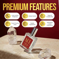 Perfume ALT. FRAGRANCES Crystal No. 23, inspirado en Baccarat Rouge 540, unisex y de larga duración