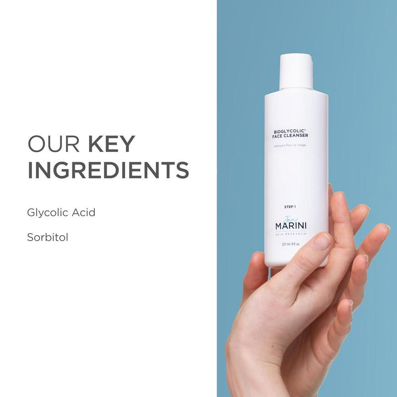 Jan Marini Skin Research Bioglycolic Face Cleanser Para Pieles Normales, Secas, Grasas, Sensibles 236ml