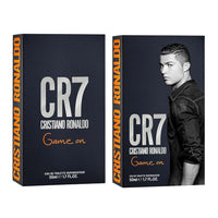 Cristiano Ronaldo CR7 Game On Fragancia Aromática para Hombres con Aroma Amaderado Seductor y Esencia Tropical Densa Oscura