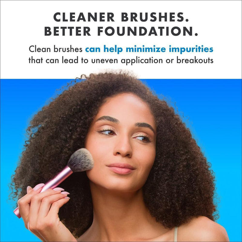 Limpiador profesional de brochas de maquillaje con fórmula de secado rápido sin enjuague, elimina el maquillaje resistente