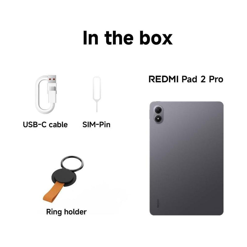 XIAOMI Redmi Pad 2 PRO WiFi, 2.5K, octa núcleo, 4 altavoces, ROM global, 12000 mAh, Bluetooth WiFi 6, 8 MP, modelo 25099RP13G