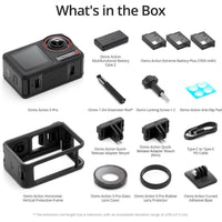 DJI Osmo Action 5 Pro Adventure Combo, cámara de acción 4K, batería extendida, estabilización, pantallas táctiles OLED