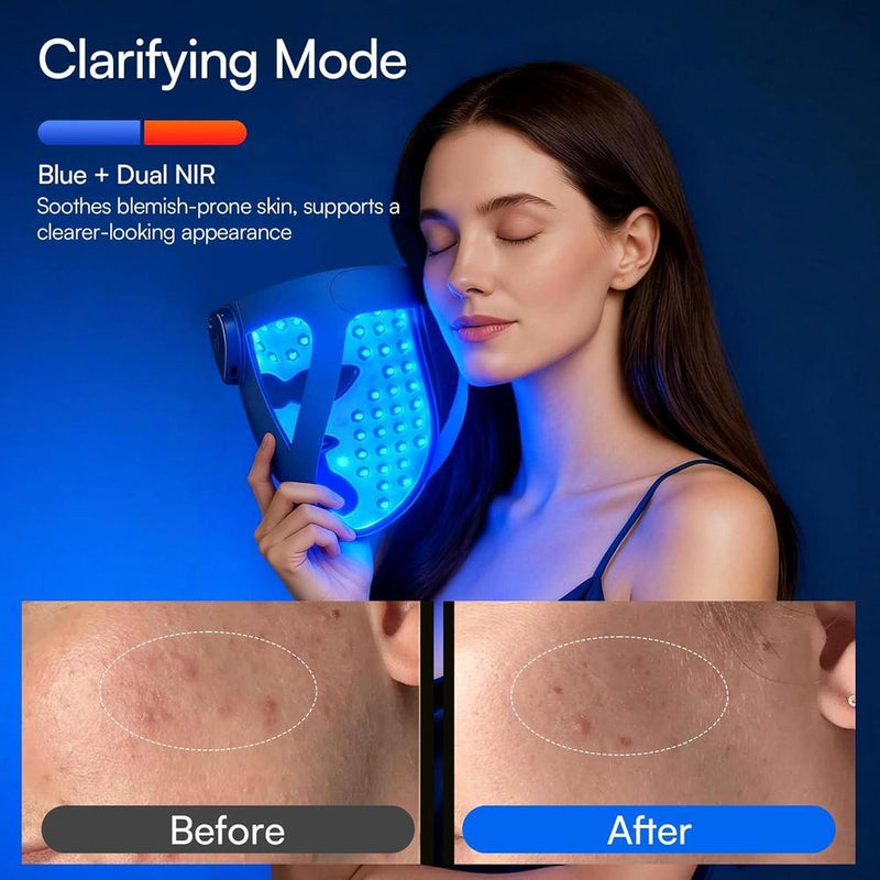 INIA Glow - Silicona flexible adaptándose al rostro