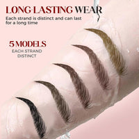 Lápiz De Cejas 3d Microblading De 4 Puntas Resistente Al Agua Larga Duración Para Trazos Finos Y Look Natural