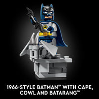 LEGO DC Batman: Set de Construcción del Batmobile Clásico Inspirado en la Serie de TV de 1966 para Adultos