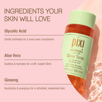 Pixi Glow Tónico Facial 250ml Con Ácido Glicólico 5% Y Aloe Vera