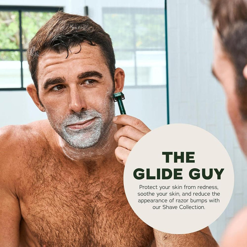 Dr. Squatch Fresh Falls, paquete de afeitado suave con mantequilla deslizante y loción post-afeitado calmante