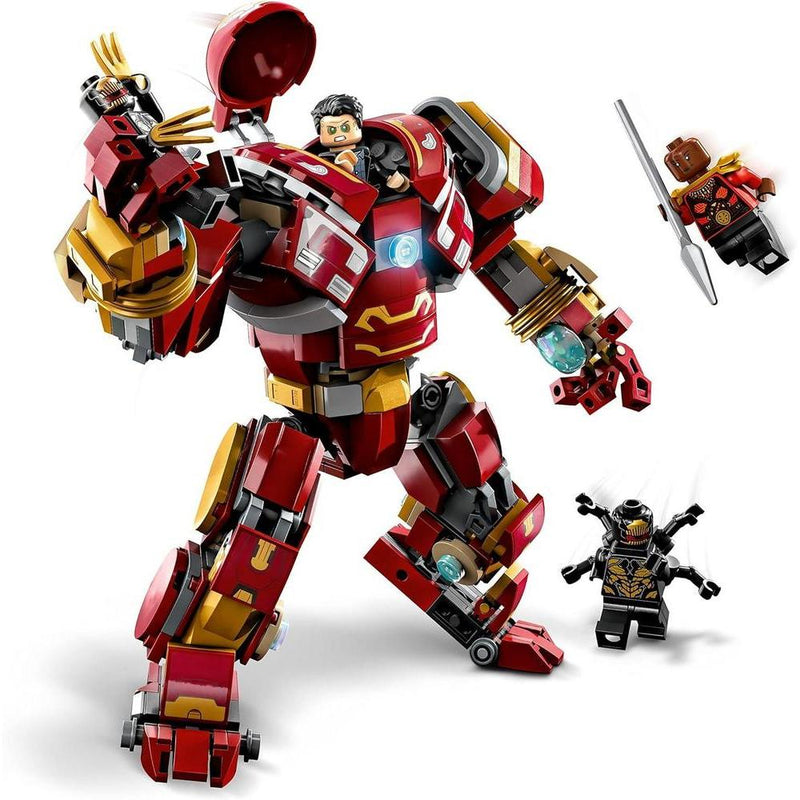 LEGO Marvel Hulkbuster: La Batalla de Wakanda Set con Figuras de Acción de Avengers y Bruce Banner