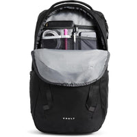 Mochila para portátil The North Face Vault resistente al agua con diseño moderno y estructura ergonómica, color negro
