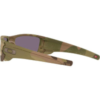 Oakley Gafas de sol rectangulares Fuel Cell para hombre con lentes Prizm Grey y óptica HDO para claridad y protección UV