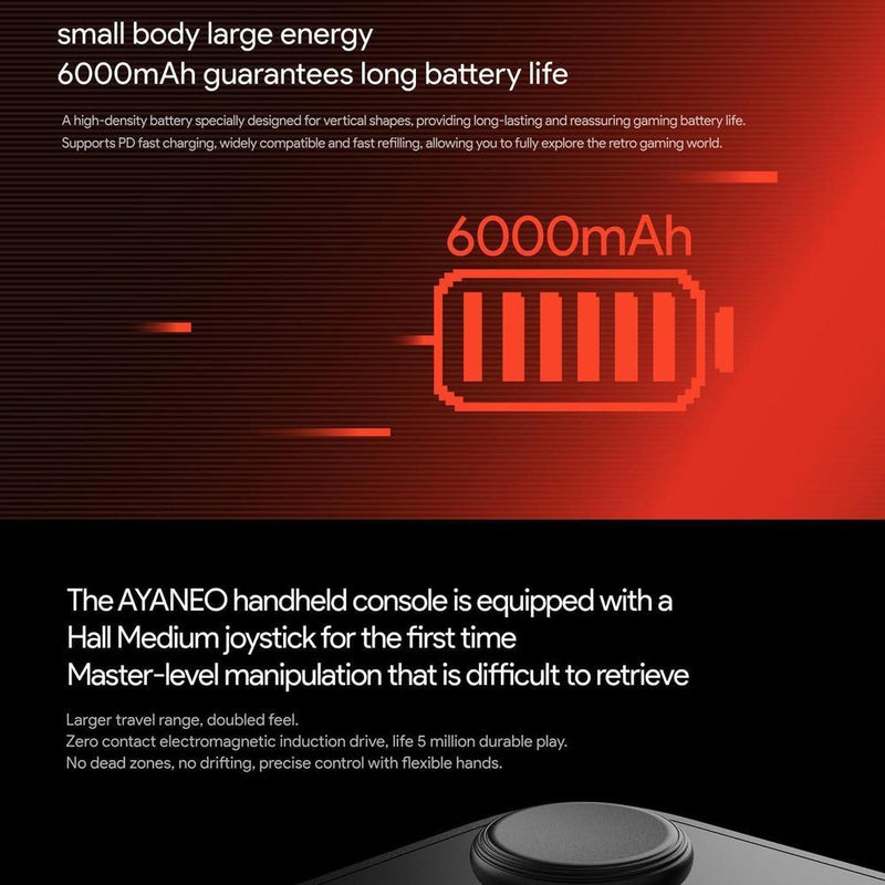 AYA NEO Pocket DMG Consola Portátil OLED 12GB RAM 256GB Snapdragon G3x Gen 2 Android 13