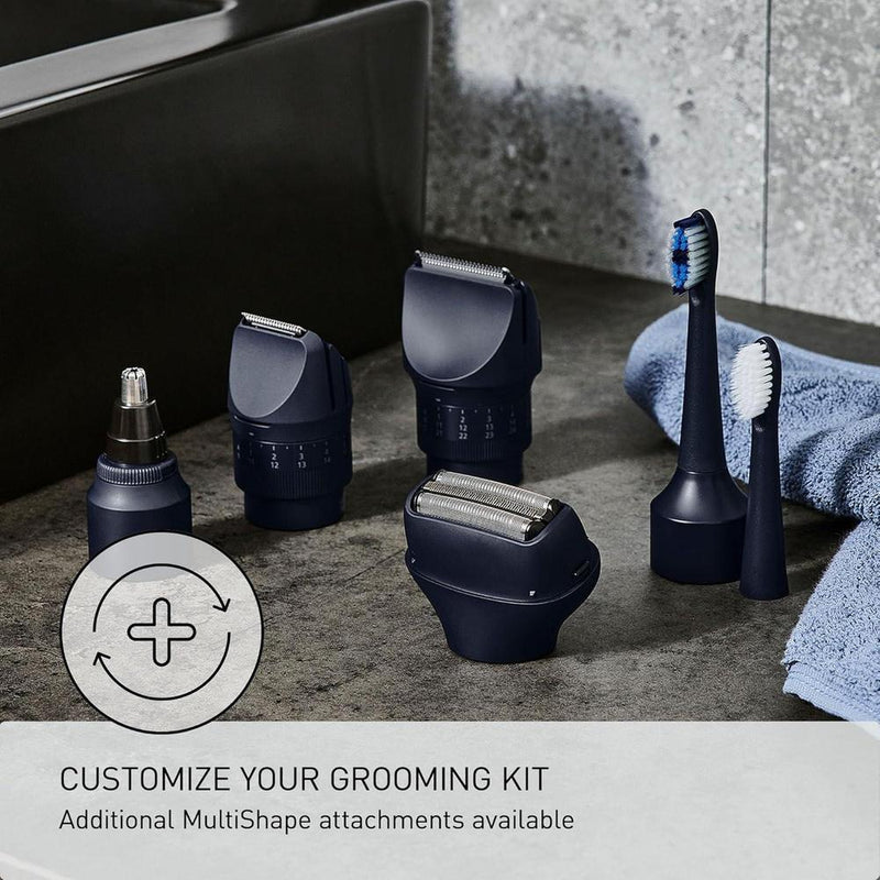 Panasonic Recortadora eléctrica multiforma para barba y cabello con sistema avanzado de cuchillas, impermeable para uso en húmedo y seco