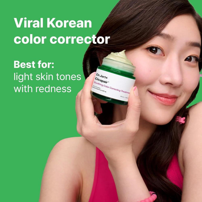 Cicapair SPF 30 de Dr. Jart+ con Centella Asiatica, Corrector de Roja