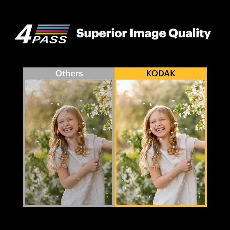 Cámara Kodak Mini Shot 3 Retro amarilla, instantánea e inalámbrica compatible con iOS y Android con tecnología de foto real HD laminado