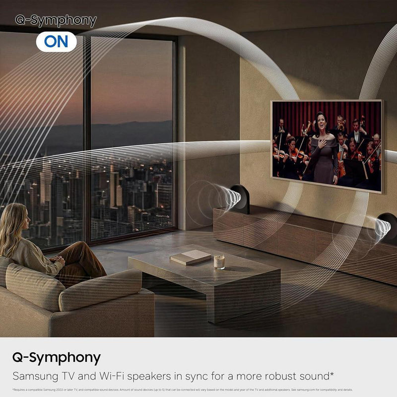 Samsung Altavoz Inteligente Music Studio 5 con Sonido Dolby Atmos, Q-Symphony, WiFi y Bluetooth Modelo 2026 Negro