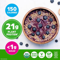 Proteína vegetal orgánica vegana orgain, sin lactosa, sin gluten, sin soya, sin OMG, ideal para batidos y mezclas