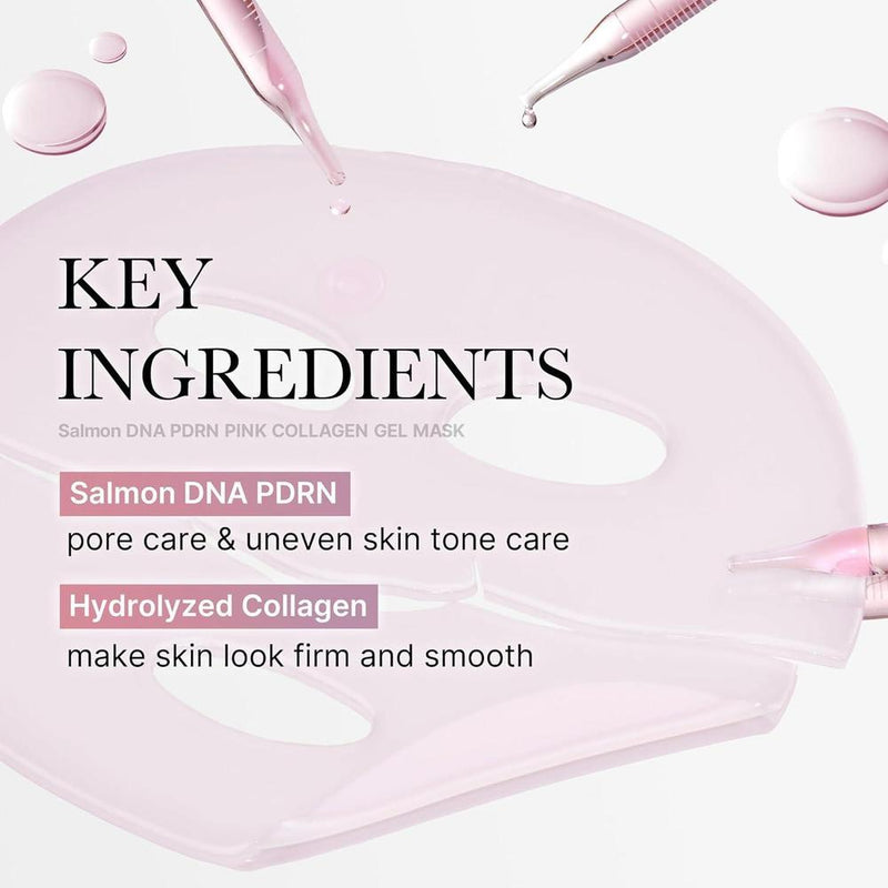 Mascarilla en Gel Jelly de Colágeno Rosado con PDRN de ADN de Salmón 28g