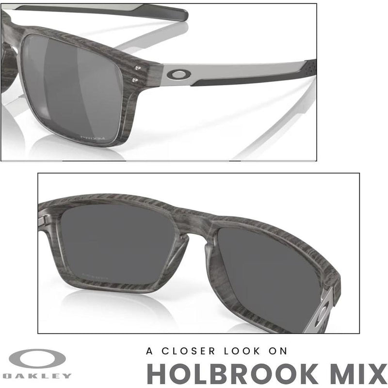 Lentes de sol Oakley Holbrook Mix para hombre con correa y kit de cuidado